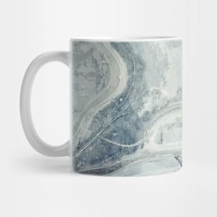 frozen abstract Mug